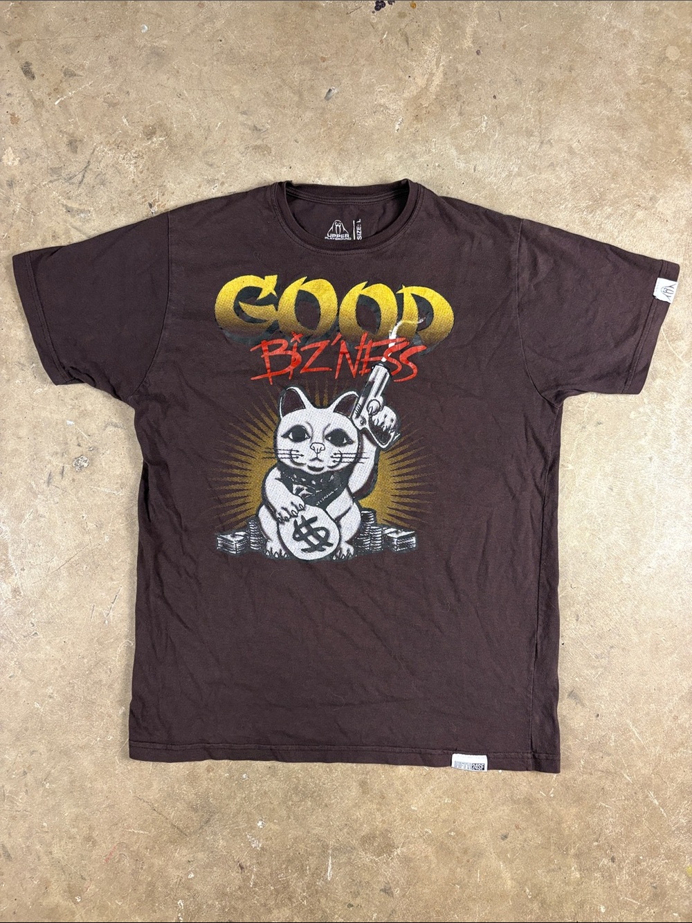 Upper Playground Men’s Large Good Bizness Graphic Tee